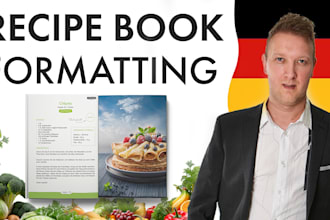 format cookbooks and recipe books professionally