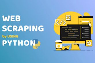 do web scraping, google map scraping, web automation with python