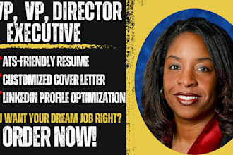 craft ceo, svp, vp, cto, cfo, director, executive resume, cover letter