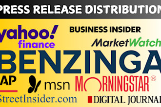 do press release distribution to yahoo finance