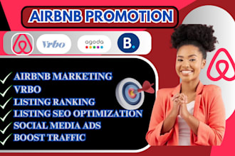 do airbnb promotion, airbnnb SEO to boost airbnb listing ranking and bookings