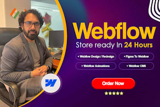 convert figma to webflow with expert 3d landing page design and cro optimization
