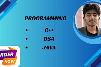 be your tutor in java, cpp, and dsa