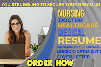write nursing, healthcare, medical resume