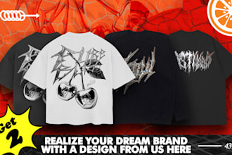 do 2 black, slam, or death metal logo for your brand
