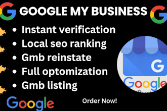 verified gmb listing for local seo ranking gmb optimize gmb instant verification