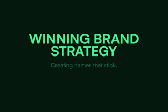 create a household brand name, slogan and strategy for you