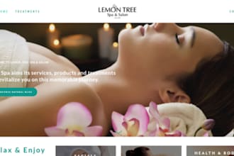 design a responsive med spa website ,aesthetics, botox, dermal filler website