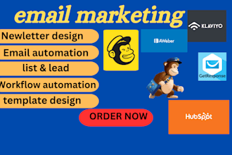 do mailchimp newsletter template design email automation landing page design