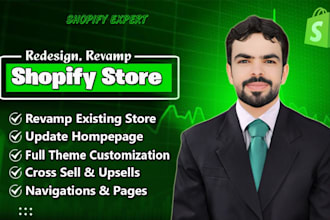 fix shopify section, shopify developer for redesign homepage, header, footer,