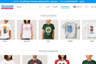 design custom t shirt shopify print on demand store canvas art website wall art
