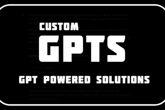 build custom gpt solutions and ai powered web applications