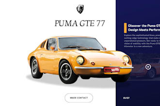 ui UX website design in figma or framer, landing page design