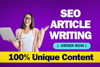 do SEO article writing, blog post writing