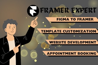 design framer website develop framer website framer landing page framer shopify