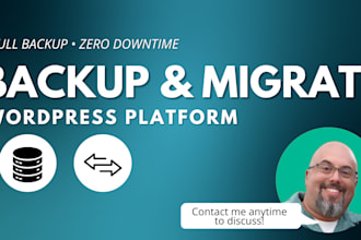 automate backups or migrate your wordpress site