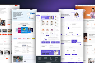 do professional and eye catchy landing page design