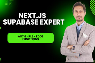 web app with nextjs and supabase rls, functions,  auth, and realtime db