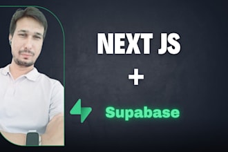 develop a web app with nextjs and supabase auth, storage, db