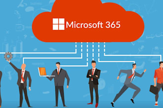 setup microsoft 365, exchange oline, ms teams, onedrive, sharepoint, outlook