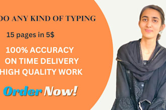 do professional typing, and proofreading for your documents