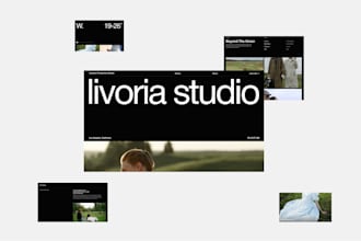 premium web design for a portfolio website
