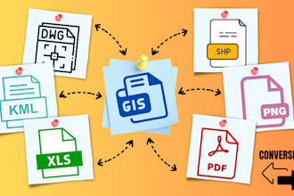 convert cad, excel, kml to gis shapefile and vice versa