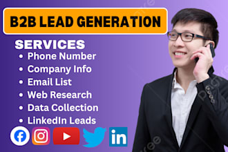 collect direct phone number, mobile number and email list building