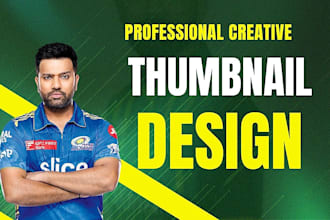 design professional video thumbnail