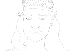 sketch a character for you