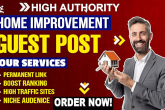 publish high da guest post on home decor or home improvement