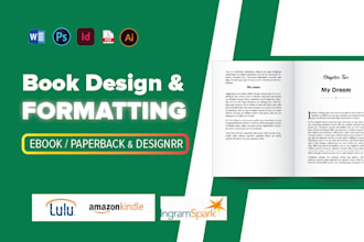 book formatting manuscript, design ebook designrr indesign canva templates