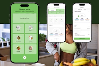 build calories tracker app, diabetes app, calories counter app
