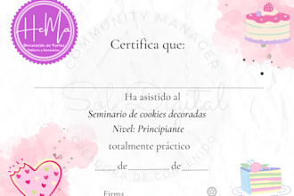 create certificados, diplomas en formato digital
