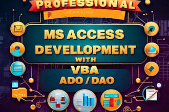 help you in ms access database and queries with vba