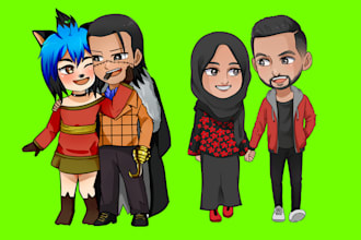 draw you into chibi character