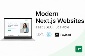 build a modern nextjs website with payload cms