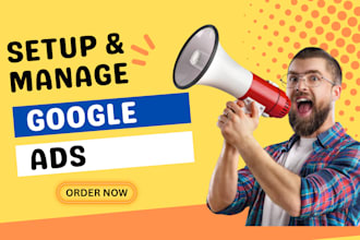 setup and manage your google ads adwords ppc search and display campaigns