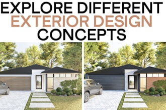 design the exterior and landscape of your house