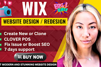 wix website design and redesign wix, clover square toast pos or boost wix seo
