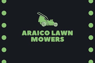 design lawn care, agriculture landscape, farm logo