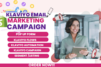 build email marketing flows for shopify using klaviyo and custom copy