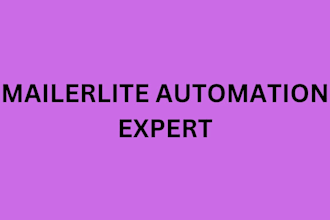 design responsive mailerlite email template, automation expert