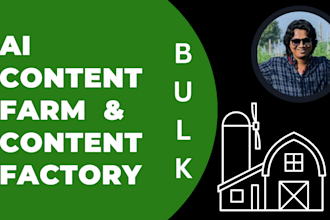 be your ai blog article content farm and factory