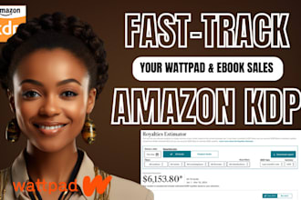 do kindle book promotion for sales, kdp ebook markerting and wattpad promotion