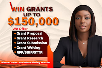 grant writing research grant writer proposal business plan application