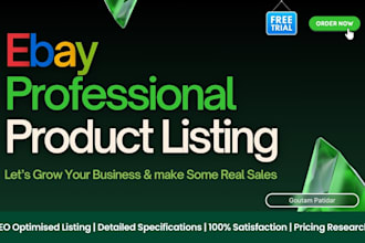 do expert ebay product listing service, seo optimized, high converting listings
