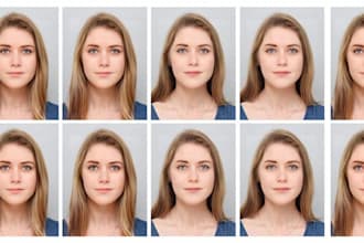 make visa or passport size photo from any photo urgently