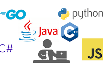solve java, c, odoo, python, cpp, algorithms and data structures tasks urgently