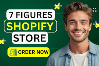 build passive income shopify dropshipping store or shopify website redesign